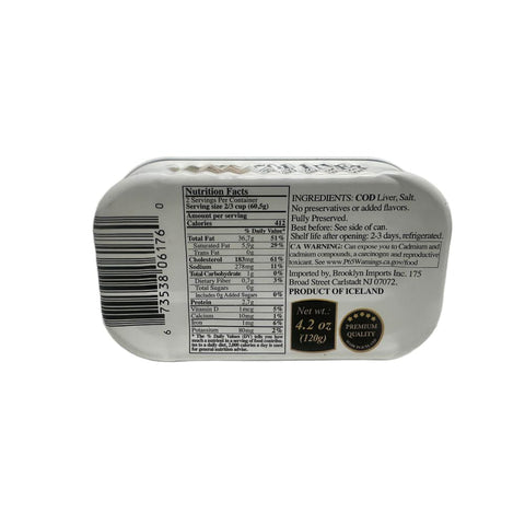 Belveder Wild Cod Liver from Iceland Belveder