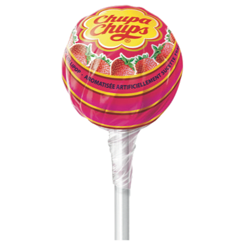 Chupa Chups Lollipops Strawberry 0.42oz 12g Chupa Chups