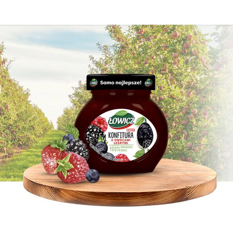 Lowicz Preserves Forest Fruits 8.46oz 240g Lowicz