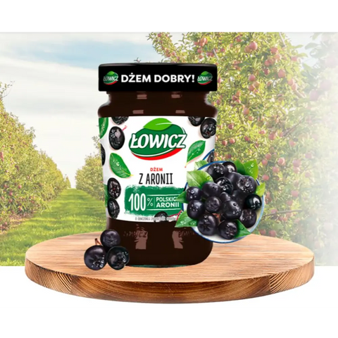 Lowicz Jam Traditional Fruit Spread Chockeberry 9.9oz 280g Lowicz
