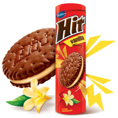 Bahlsen Hit Sandwich Cookies – Assorted Flavors Vanilla 7oz 220g Bahlsen