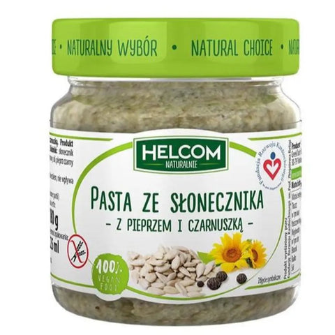 Helcom Spread Sunflower with Pepper & Black Cumin 6.35oz 180g Helcom