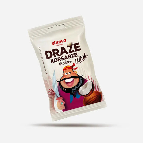 Skawa Dragees Korsarze White 2.71oz 77g Skawa