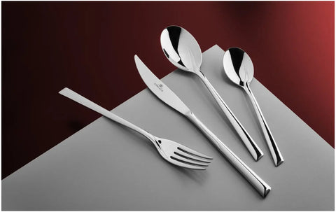 68-piece cutlery set FLAMES gloss + case Gerlach USA