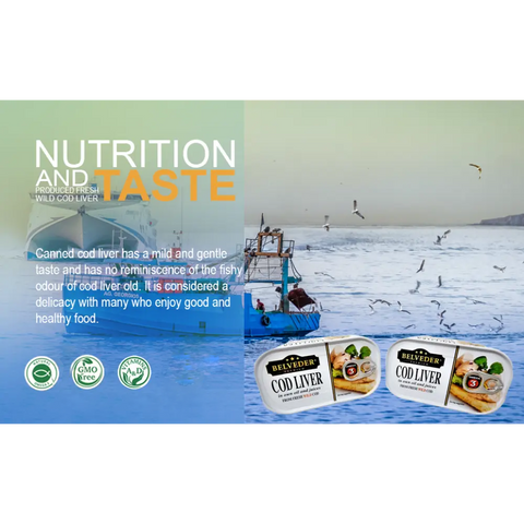 Belveder Wild Cod Liver from Iceland Belveder