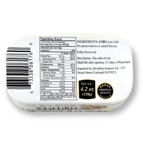 Belveder Wild Cod Liver from Iceland Belveder
