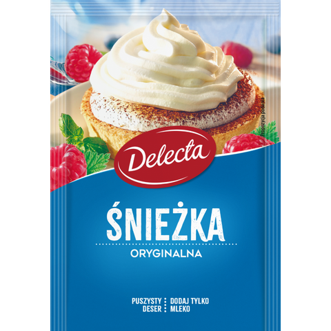 Delecta Instant Whipped Cream 1.8oz 51g Delecta