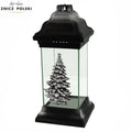 Christmas Grave Candle – BN Chapel with Christmas Tree (LS2 CH) Silver Znicz Polski