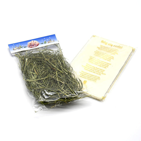 Christmas Wafer & Hay Set – Zestaw Wigilijny Oplatki Lalix
