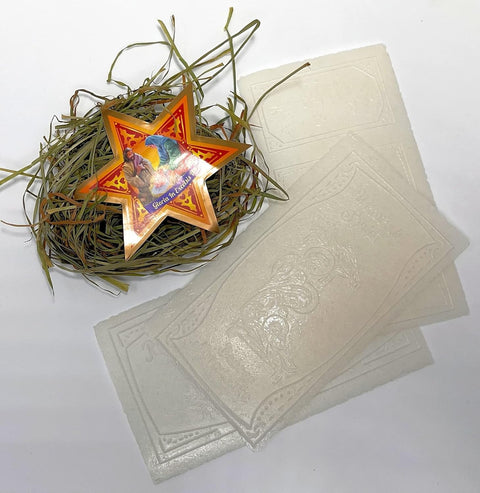 Christmas Wafer & Hay Set – Zestaw Wigilijny Oplatki Lalix