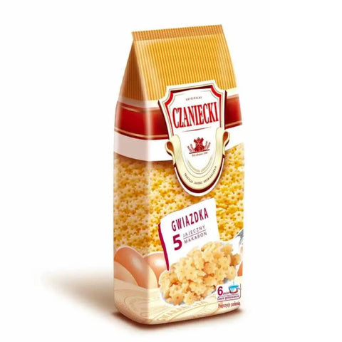 Czaniecki Pasta & Noodles 8.81oz/250g Star (Gwiazdka) 8.81oz 250g Czaniecki