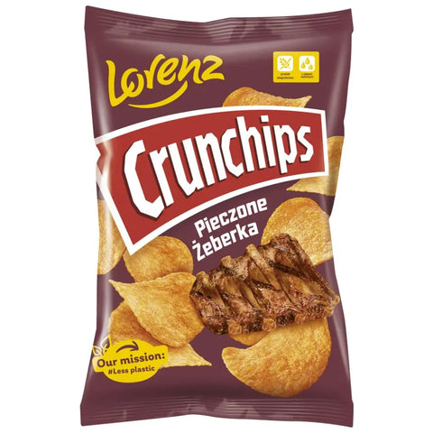 Lorenz Potato Chips Smoked Ribs 4.94oz 140g Lorenz