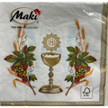 Napkins with Chalice and IHS Design Nr2 Pack of 20 Lalix