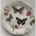 Decorative Paper Plates – Assorted Floral & Butterfly Designs Nr1 8.93inch 22.7 cm (Pack of 8) Lalix