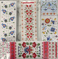 Folk-Style Gift Bag with Red Floral Heart Pattern 1 Randomly Selected Lalix