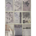 Sympathy Card with White Roses and Black Ribbon 1 Randomly Selected Lalix