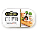 Belveder Wild Cod Liver from Iceland 4.23oz 120g Belveder