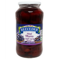 Belveder Plum Halves in Syrup 24.34oz 720g Belveder