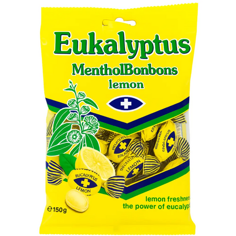 Mieszko Eucalyptus Hard Candies Lemon 5.29oz 150g Mieszko