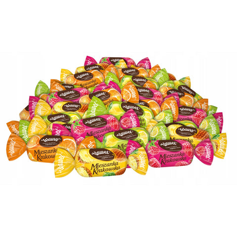 Wawel Mieszanka Krakowska – Chocolate Covered Jelly Candy 1 LB 0.45kg Luz Wawel