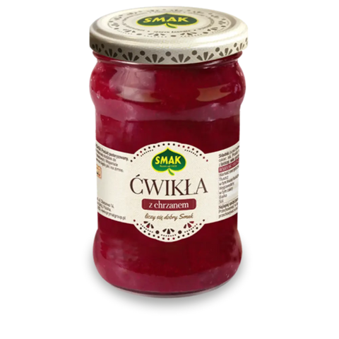 Smak Beet Specialties Beets with Horseradish 10.22oz 290g Smak