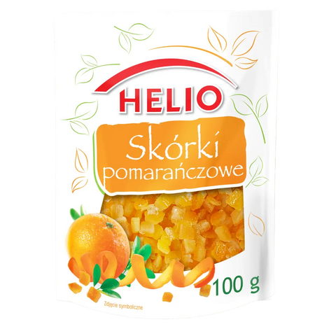 Helio Dried Fruits – Natural & Delicious Orange Peels 3.53oz 100g HELIO