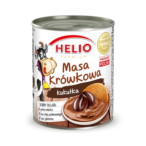 Helio Masa Krówkowa – Dulce de Leche Caramel Filling Kukulka 14.10oz 400g HELIO