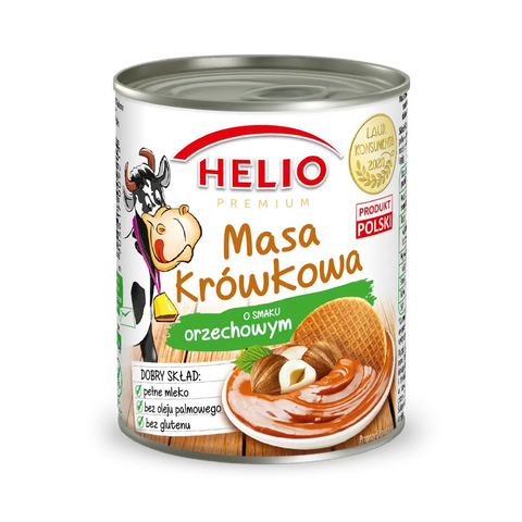 Helio Masa Krówkowa – Dulce de Leche Caramel Filling Hazelnuts 14.10oz 400g HELIO