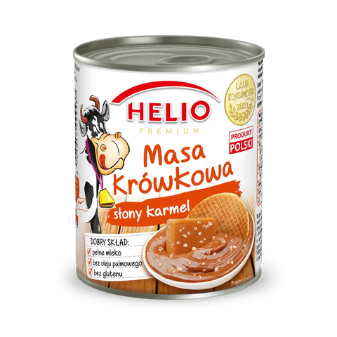 Helio Masa Krówkowa – Dulce de Leche Caramel Filling Salted Caramel 14.10oz 400g HELIO