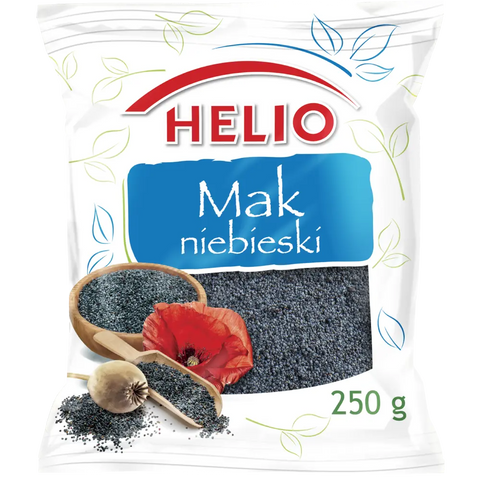HELIO Poppy Seeds – Whole Blue Poppy Seeds 8.8oz 250g HELIO