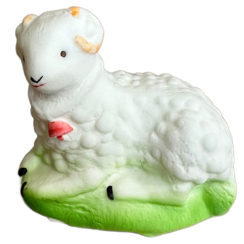 Handmade Sugar Easter Basket & Table Decoration Sheep "Amadeusz" (6cm 7cm) Eko-Pol