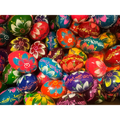 Polish Easter Hand Painted Wooden Eggs (Pisanki) Decorative Eggs for Easter Colors and patterns are randomly selected – each egg is unique Lalix