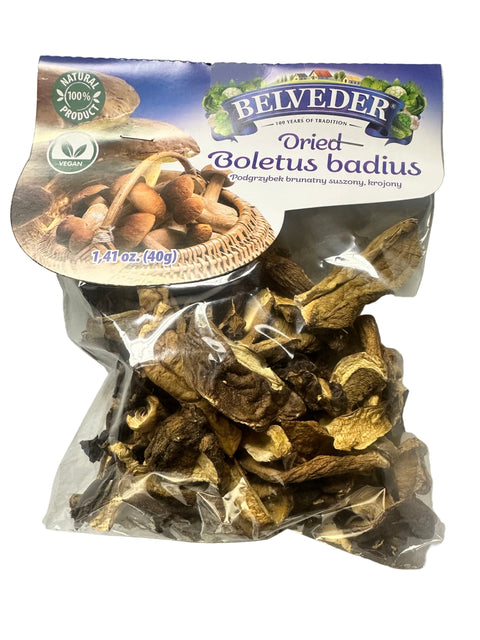 Belveder Dried Boletus Badius Sliced (Podgrzybek Brunatny Krojony) Belveder