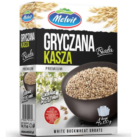 Melvit Buckwheat White 4 x 3.5oz 100g Melvit