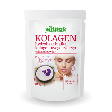 Witpak Supplements Collection Collagen Fish Hydrolyzed 2.46oz 70g Witpak