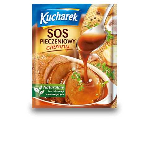 Kucharek Sauces Dark Roast Gravy 0.98oz 28g (Pack of 5) Kucharek