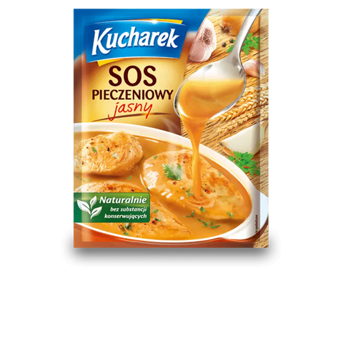 Kucharek Sauces Light Roast Gravy 0.98oz 28g (Pack of 5) Kucharek