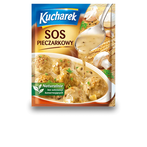 Kucharek Sauces Champignon Mushrooms 0.98oz 28g (Pack of 5) Kucharek