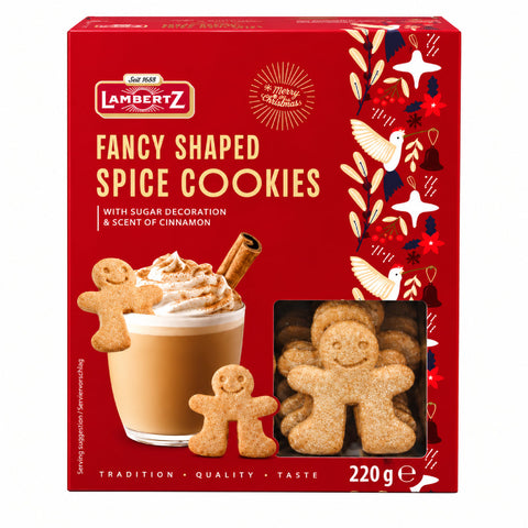 Lambertz Christmas Gingerbread Man Cookies 7.76oz 220g Lambertz