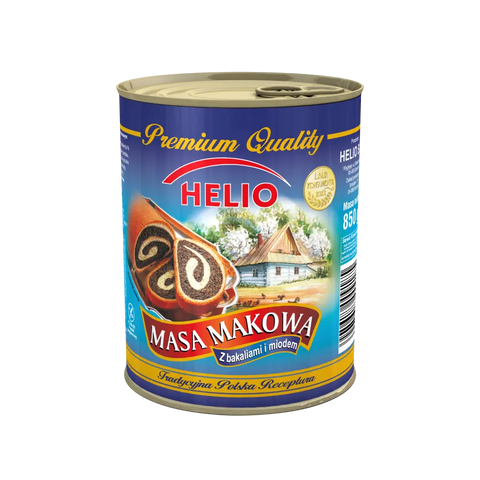 Helio Masa Makowa – Poppy Seed Cake Filling Premium with Honey 22.98oz 850g HELIO