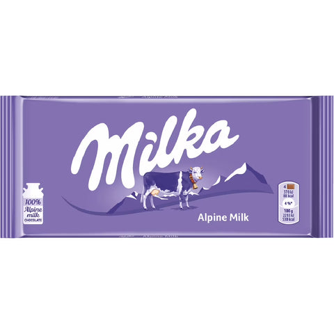 Milka Chocolate Milk Alpine 3.17oz 90g Milka