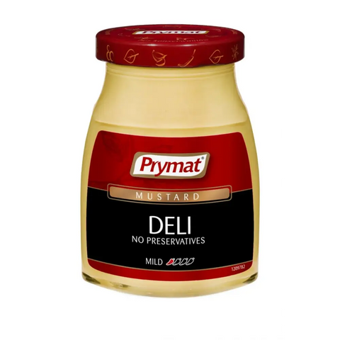 Prymat Mustard Deli Style 6.35oz-6.53oz 180g-185g Prymat