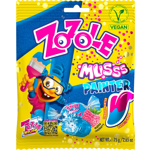 Mieszko Zozole – Fruity Chewy Candies Musss Painter Blue Candies 2.64oz 75g (Pack of 5) Mieszko