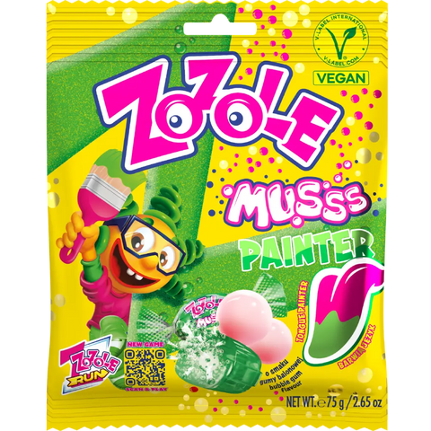 Mieszko Zozole – Fruity Chewy Candies Musss Painter Green Candies 2.64oz 75g (Pack of 5) Mieszko