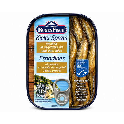 Rugen Fisch Canned Fish Smoked Kieler Sprats Rügen Fisch