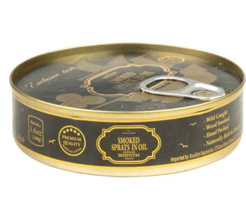 Belveder Riga Smoked Sprats in Oil (Easy Open) Belveder