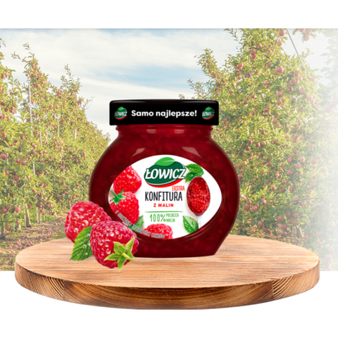 Lowicz Preserves Raspberry 8.46oz 240g Lowicz