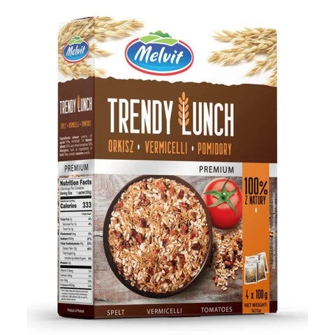 Melvit Trendy Lunch Spelt, Vermicelli, Tomatoes 4 x 3.53oz 100g Melvit