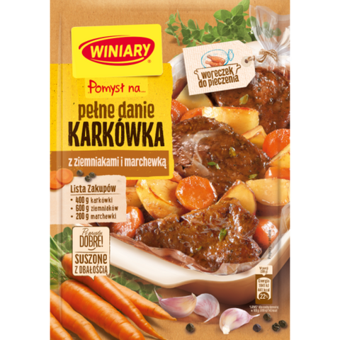 Winiary "Pomysl na ..." Pork Neck with Potato & Carrot 30g Winiary