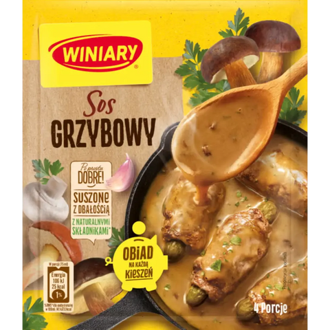 Winiary Instant Sauces Mushroom Sauce 0.98oz 28g Pack of 5 Winiary